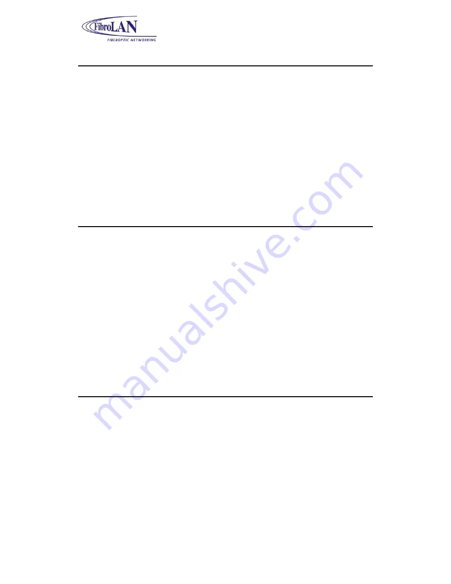 FibroLAN MetroStar MMM-01 User Reference Manual Download Page 32