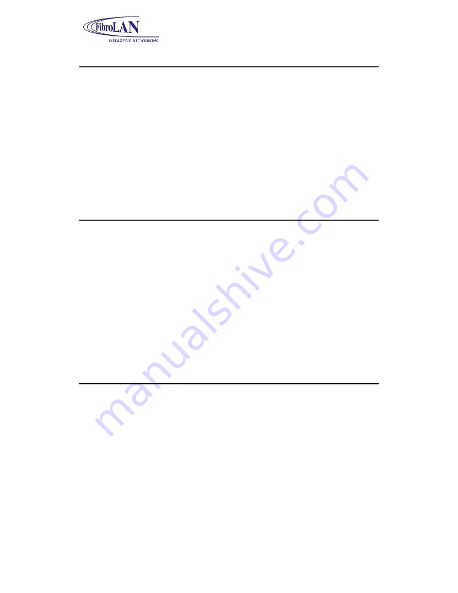 FibroLAN MetroStar MMM-01 User Reference Manual Download Page 41