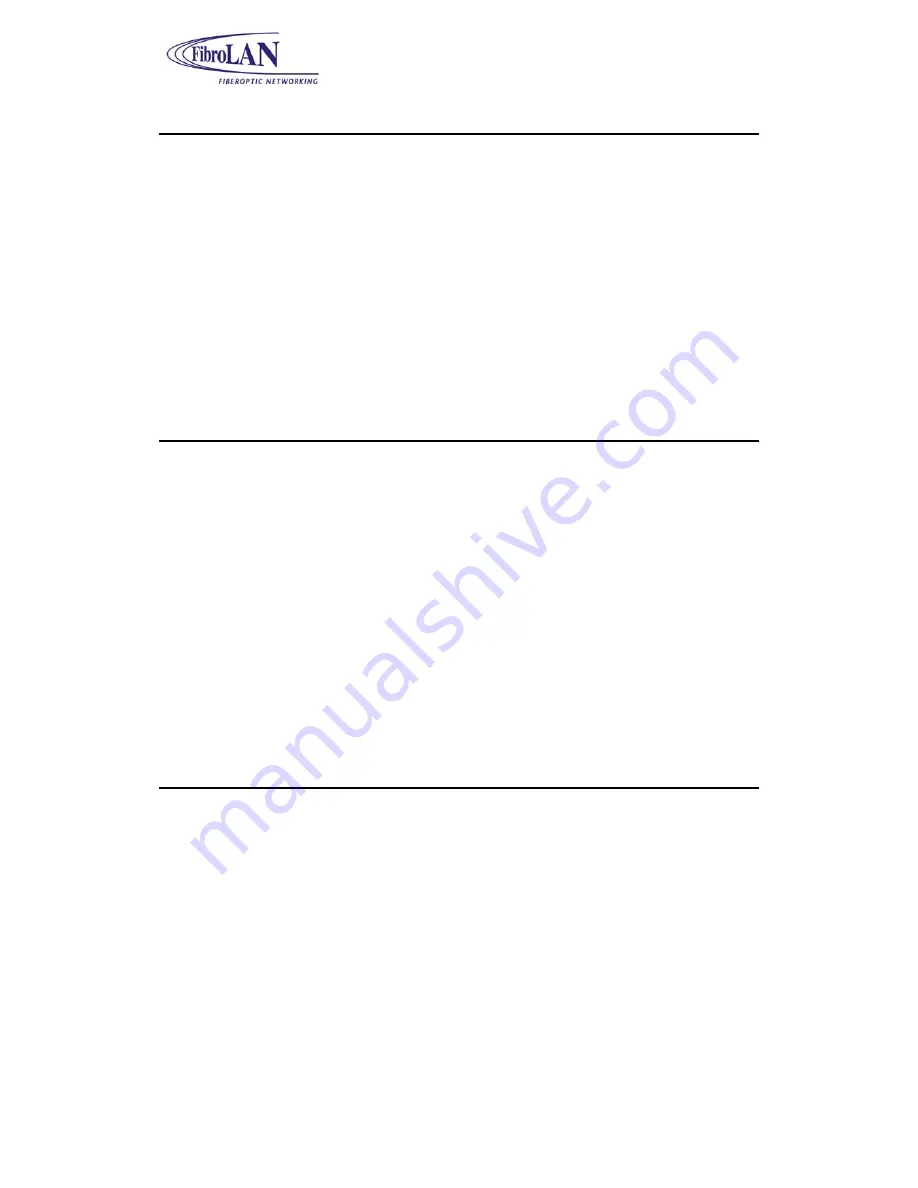 FibroLAN MetroStar MMM-01 User Reference Manual Download Page 80