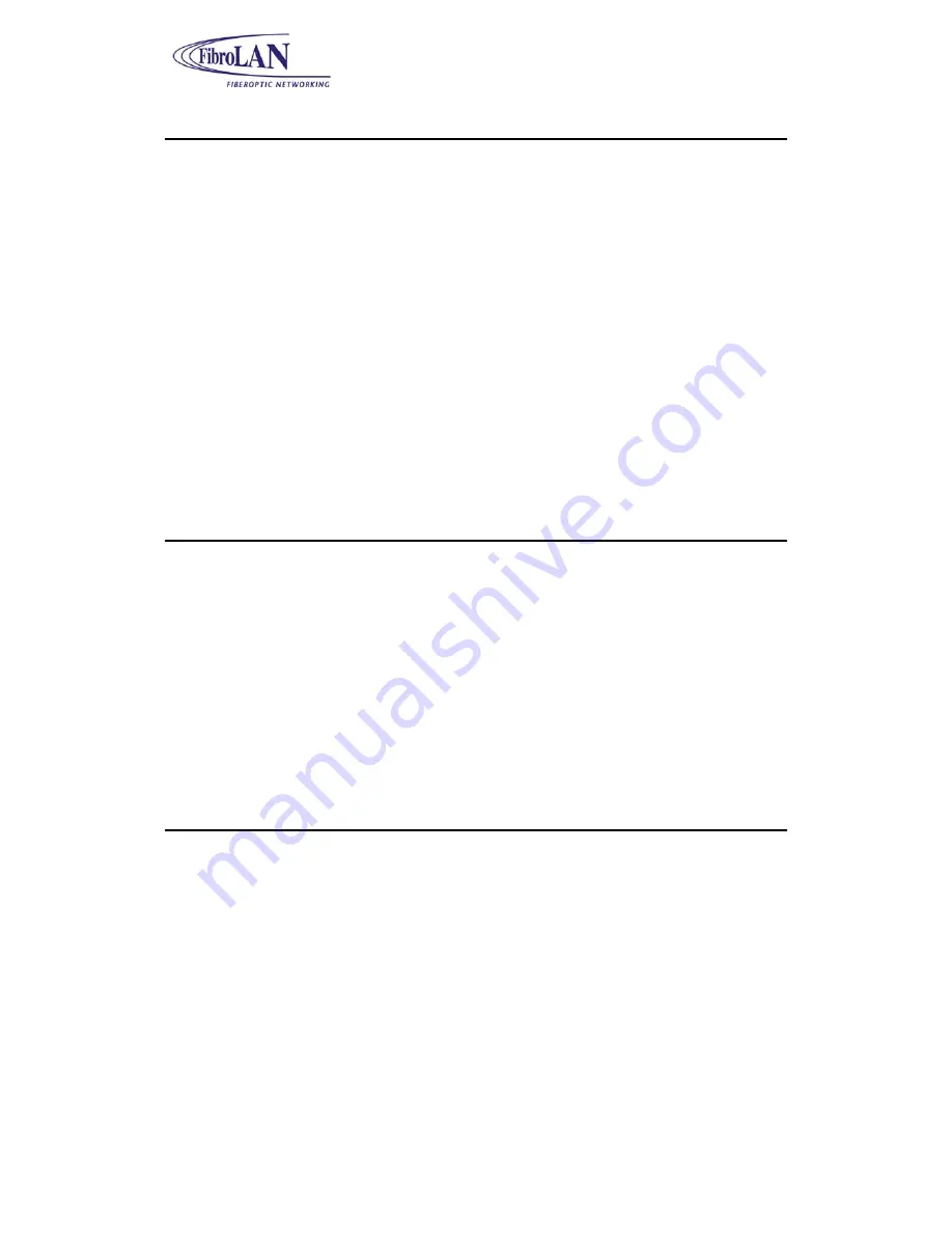 FibroLAN MetroStar MMM-01 User Reference Manual Download Page 86