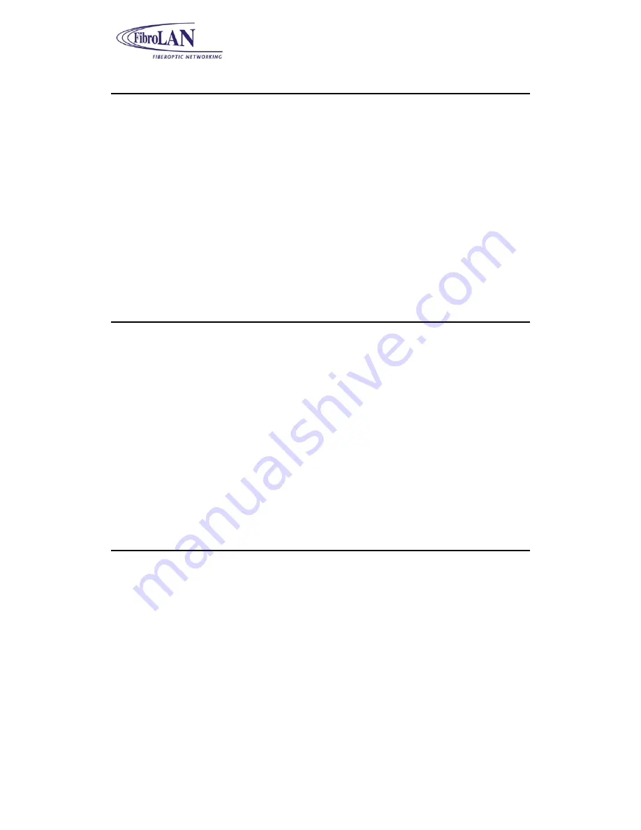 FibroLAN MetroStar MMM-01 User Reference Manual Download Page 102