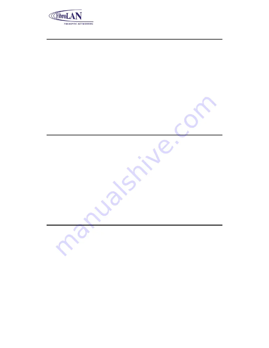 FibroLAN MetroStar MMM-01 User Reference Manual Download Page 104