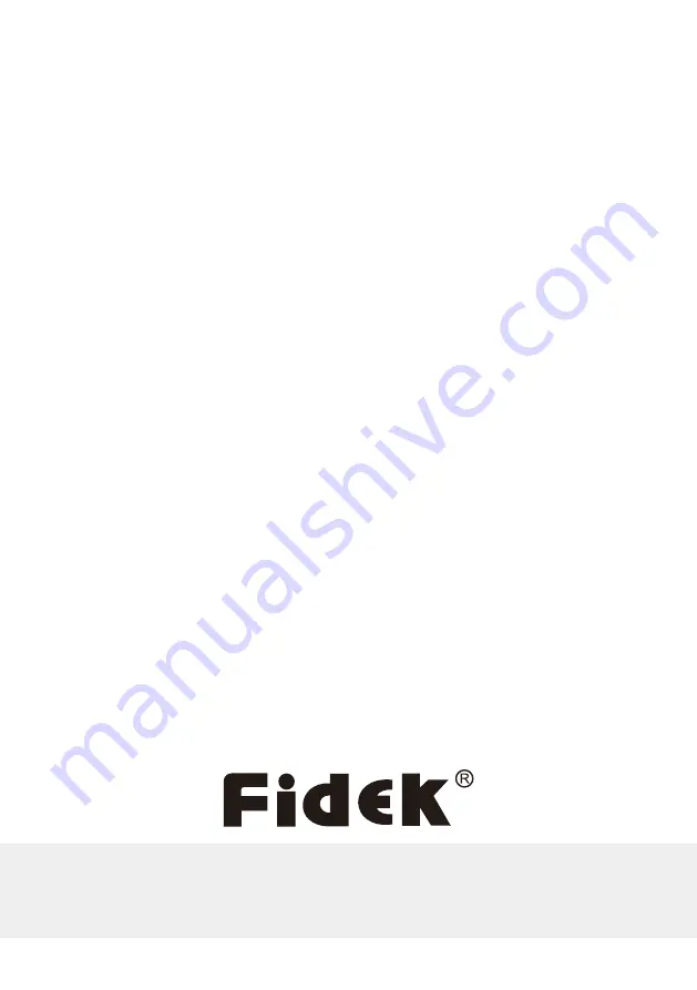 fidek FPA-12001U User Manual Download Page 14