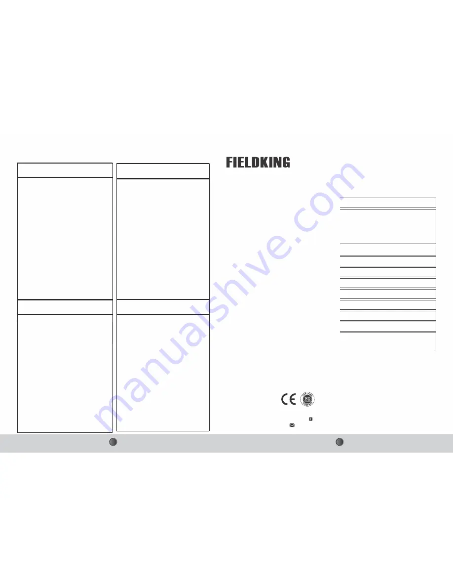 FIELDKING FKDRHD-11 Operator Manual, Service Manual, Part Catalogue Download Page 26