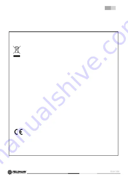 Fieldmann FDLM 1020 Скачать руководство пользователя страница 15