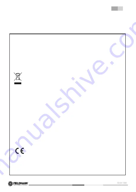 Fieldmann FDLM 1020 Скачать руководство пользователя страница 29