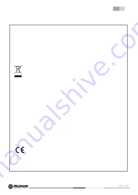 Fieldmann FDLM 1020 Instruction Manual Download Page 43