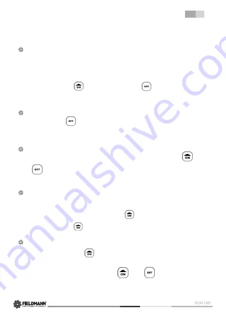 Fieldmann FDLM 1020 Скачать руководство пользователя страница 53