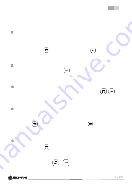 Fieldmann FDLM 1020 Скачать руководство пользователя страница 67