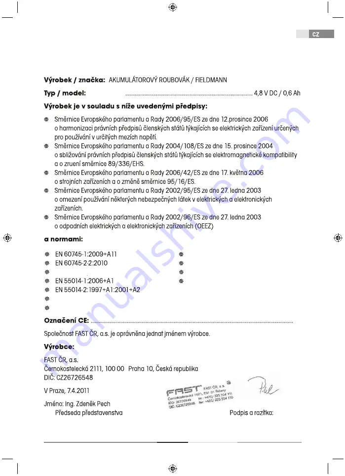 Fieldmann FDS 1006-A Скачать руководство пользователя страница 25