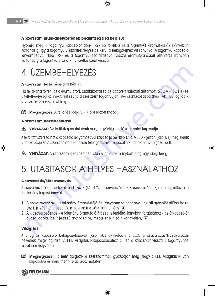 Fieldmann FDS 1006-A User Manual Download Page 44