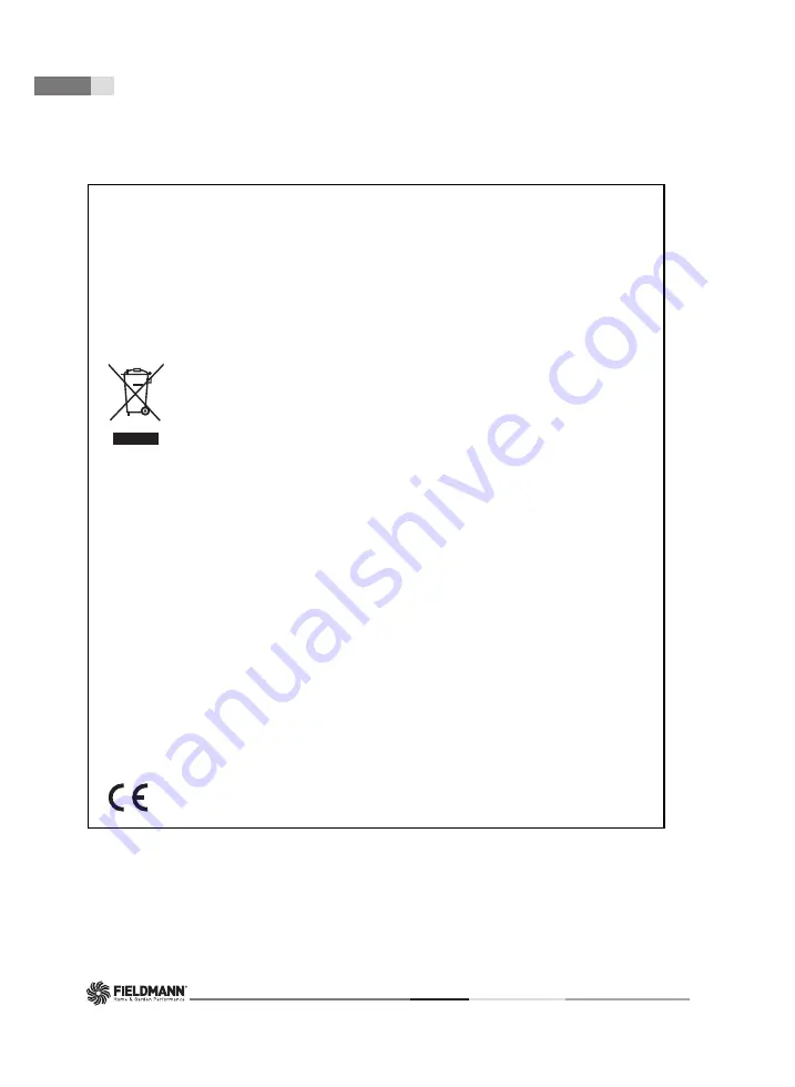 Fieldmann FDW 202001-E Operating Instructions Manual Download Page 132