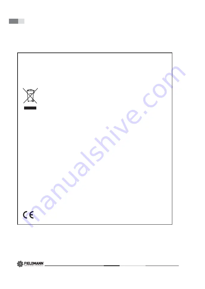 Fieldmann FWD 201401-E Operating Instructions Manual Download Page 66