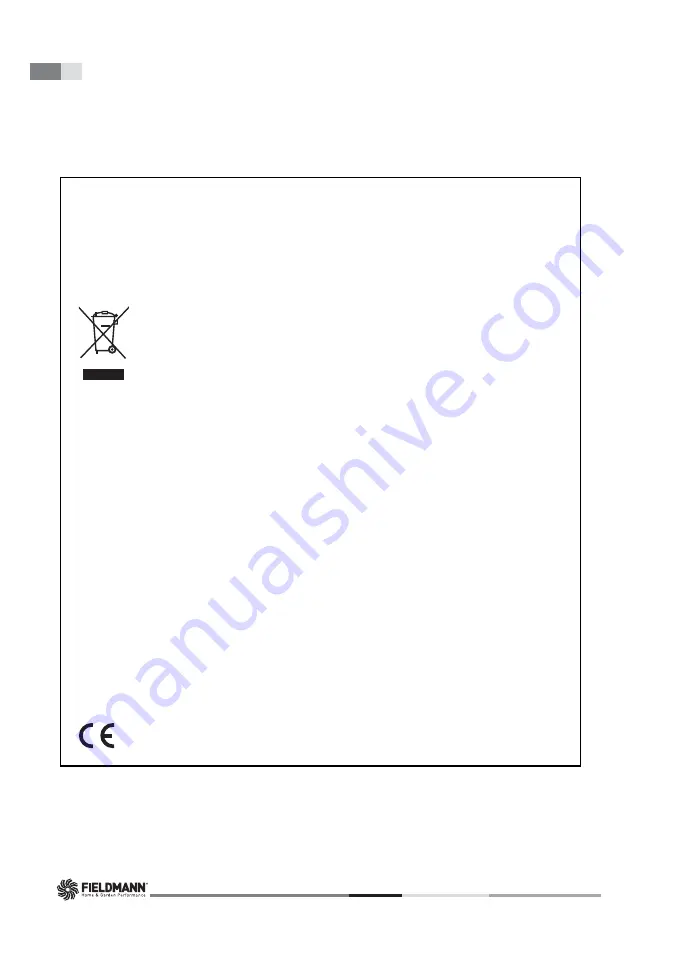 Fieldmann FWD 201401-E Operating Instructions Manual Download Page 133