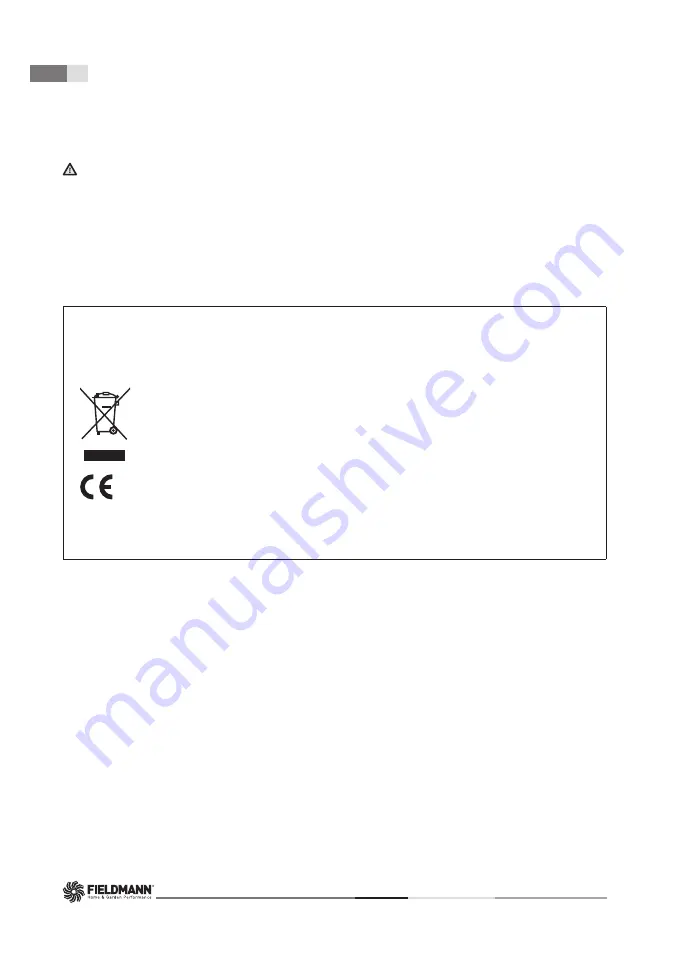 Fieldmann FZG 2001 User Manual Download Page 14