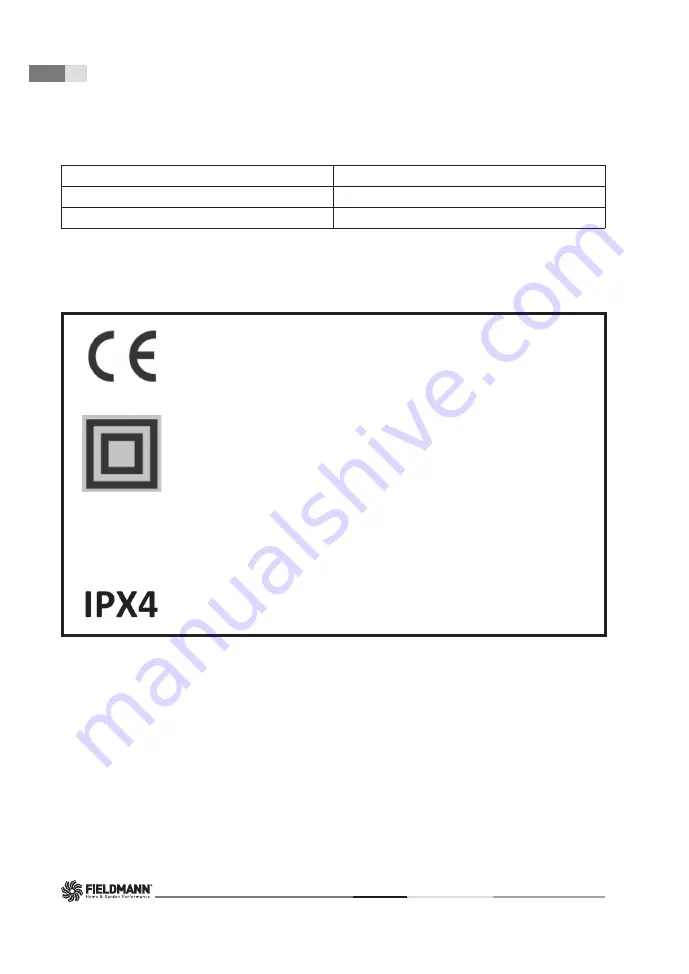 Fieldmann FZG 2005-E User Manual Download Page 16