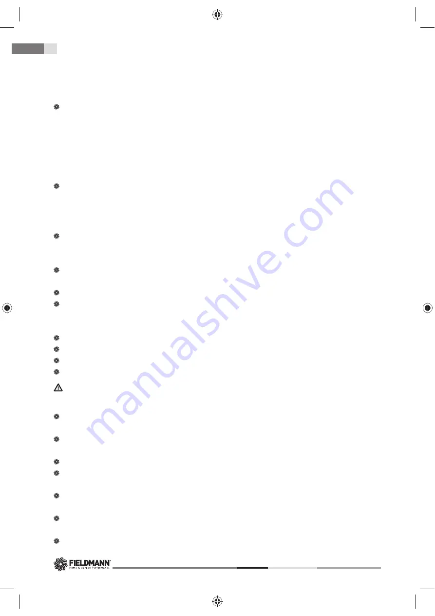 Fieldmann FZR 4002-B Manual Download Page 14