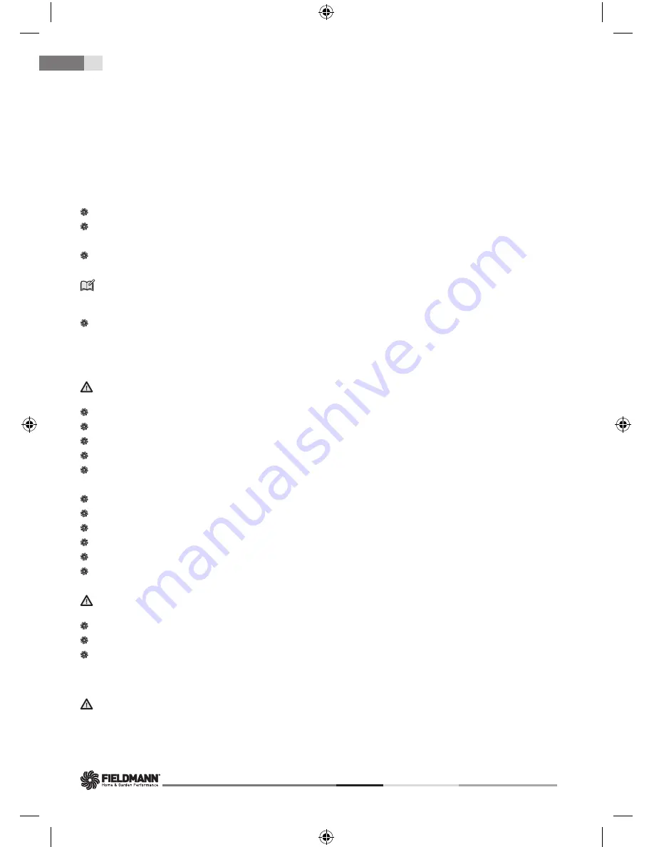 Fieldmann FZV 4005 E User Manual Download Page 20