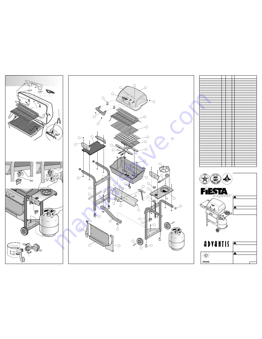 Fiesta Advantis EA34552 Assembly Instructions Download Page 1