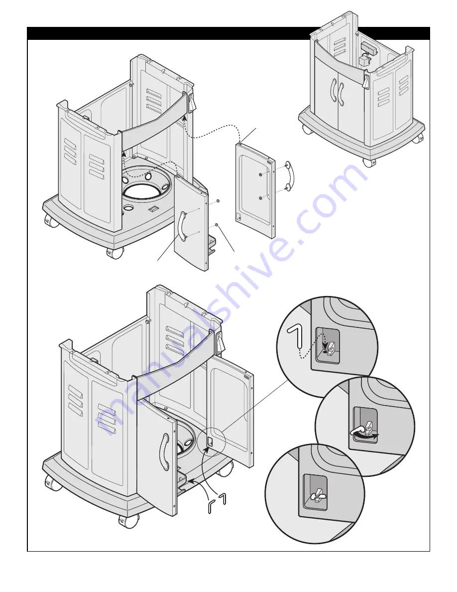 Fiesta Blue Ember Grills FG50057 Assembly Manual And Use And Care Download Page 21