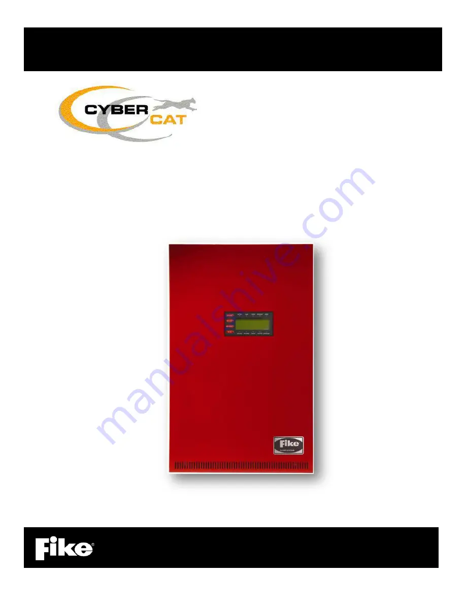 Fike CyberCat 1016 Installation Manual Download Page 1