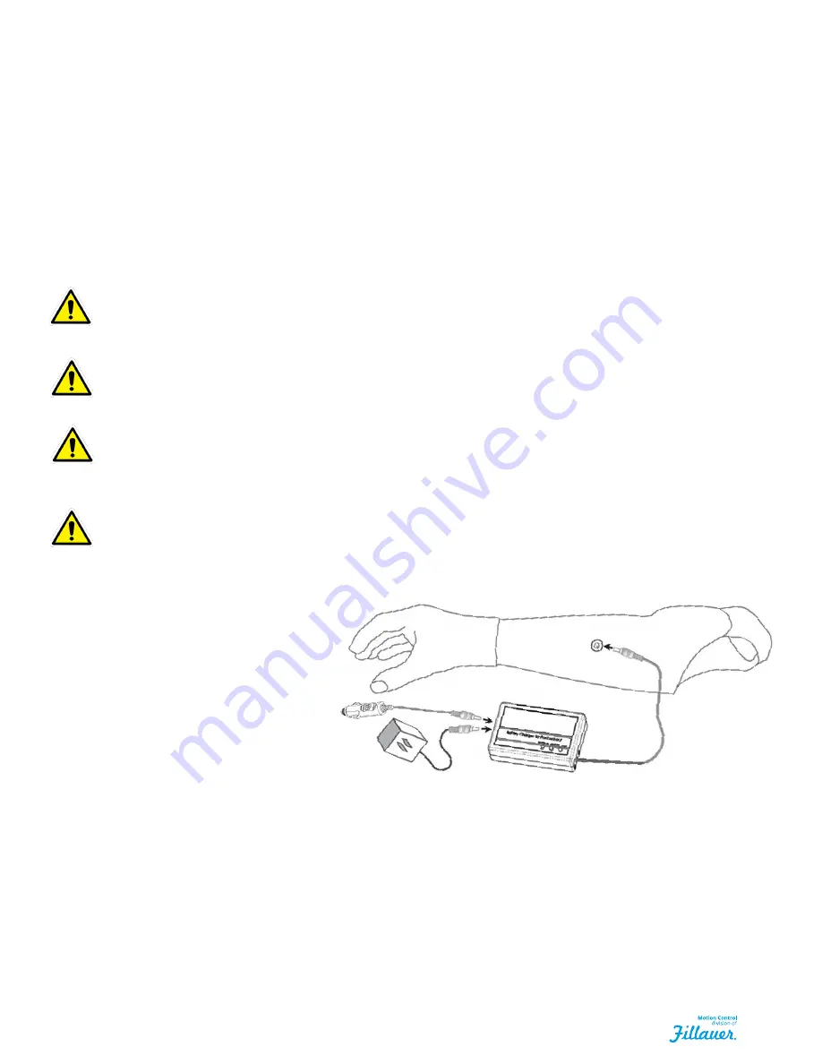 Fillauer Motion Control Internal Li-Ion Battery Set User Manual Download Page 3