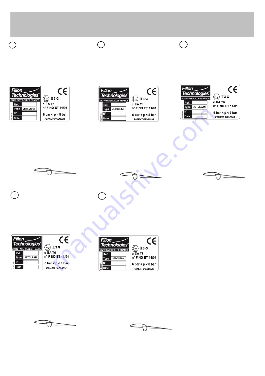 FILLON TECHNOLOGIES JetClean Manual Download Page 27