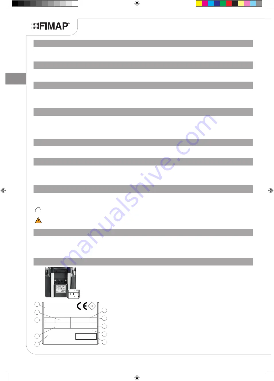 Fimap FV-CART Use And Maintenance Manual Download Page 38