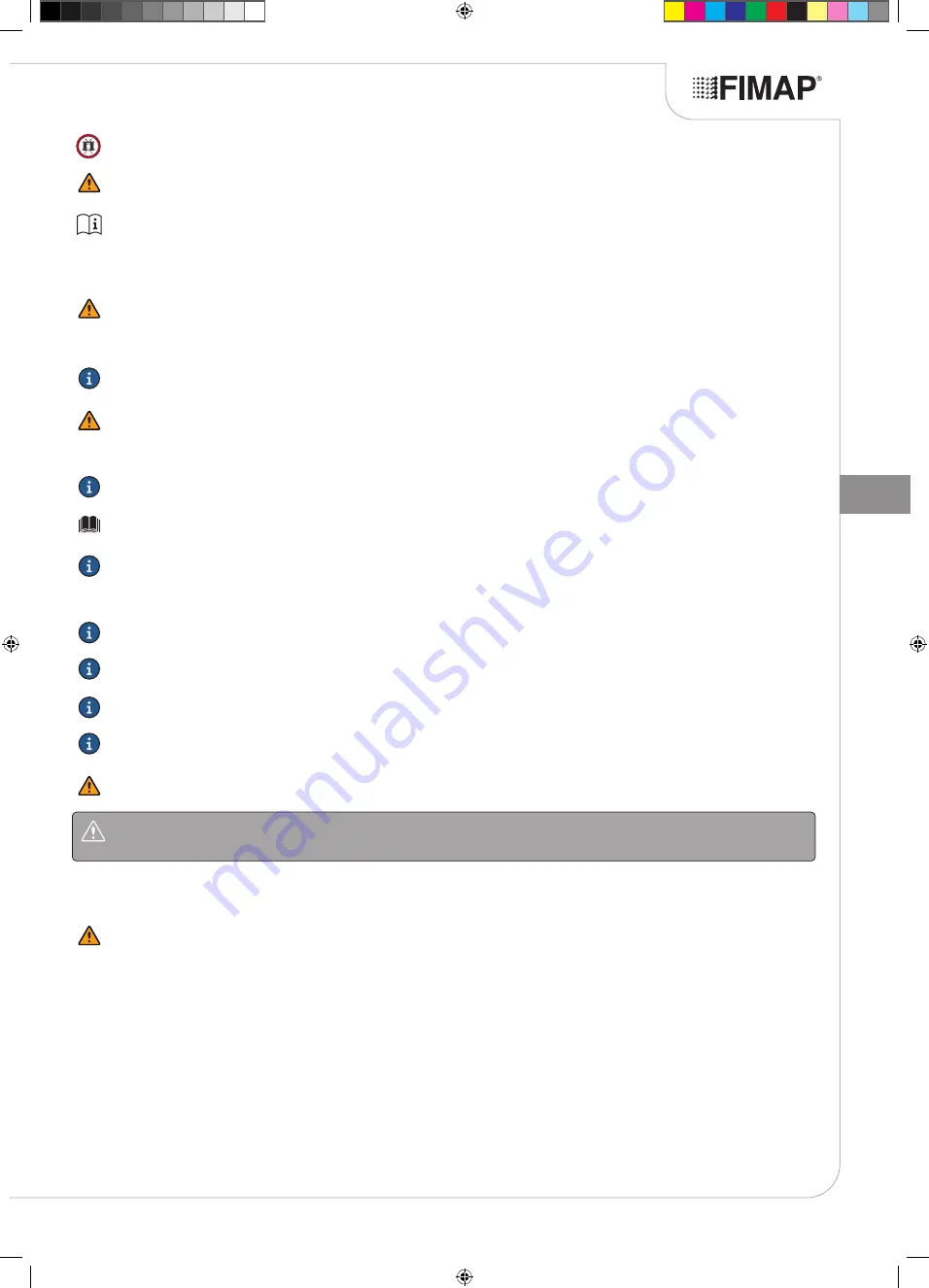 Fimap FV-CART Use And Maintenance Manual Download Page 101