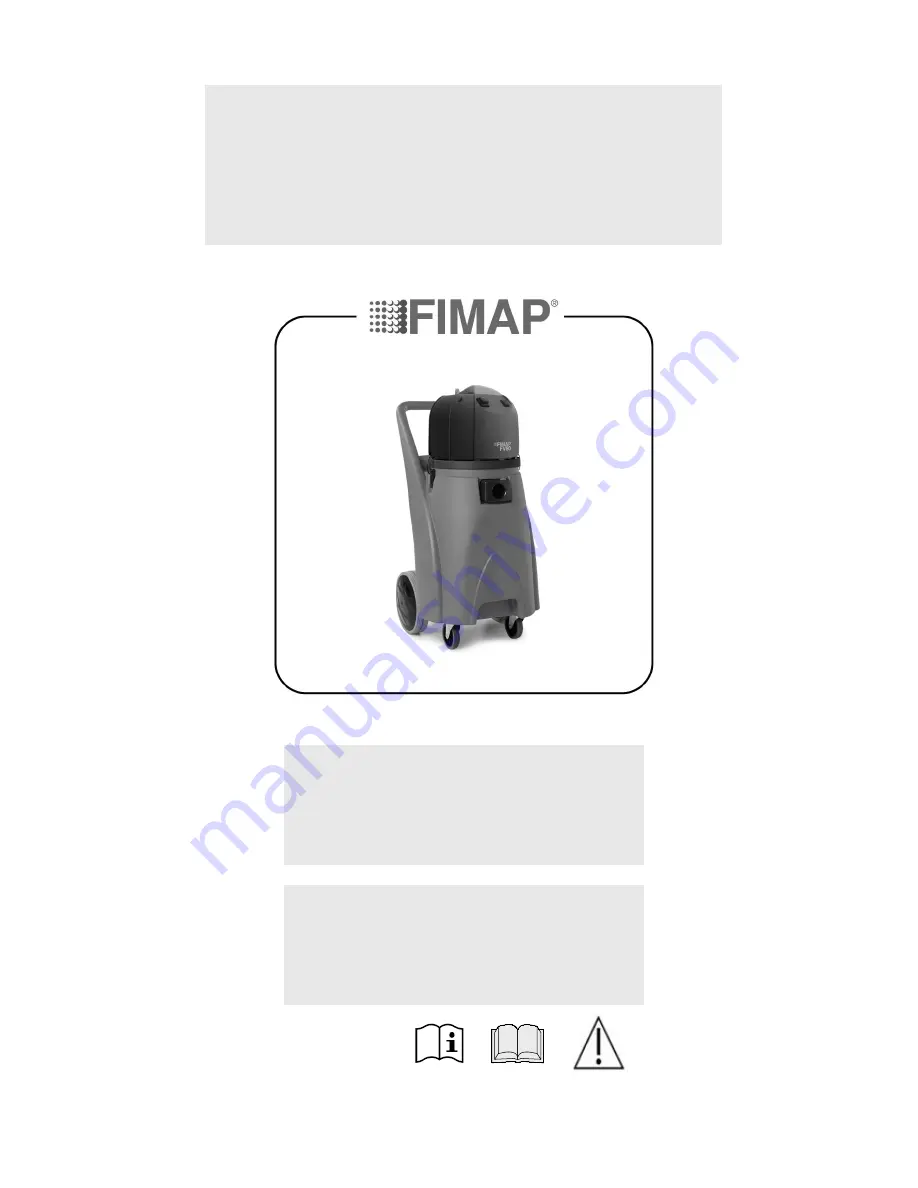 Fimap Fv30 WD Use And Maintenance Manual Download Page 1