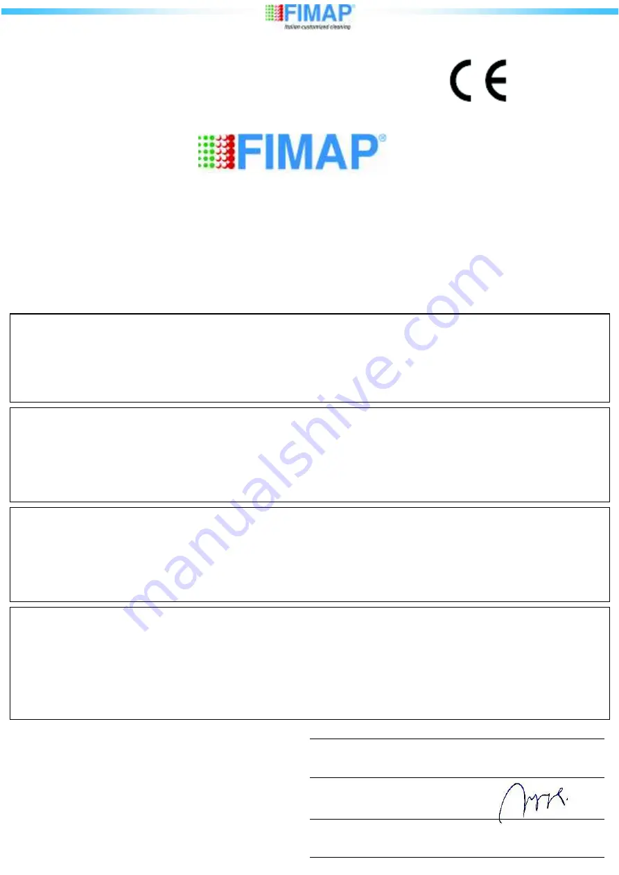 Fimap INV 2.60 Operating Instructions Manual Download Page 27