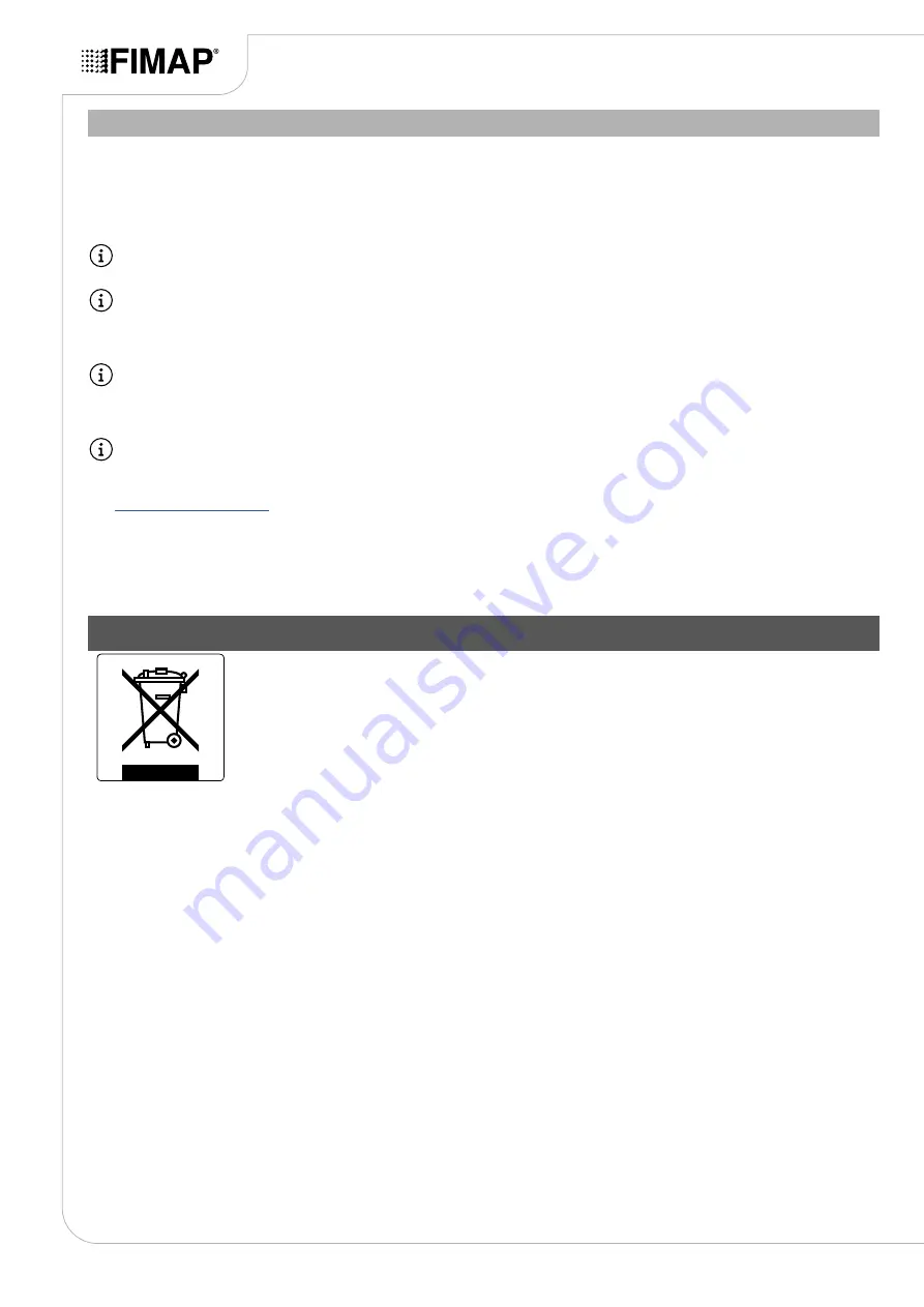 Fimap MAGNA PLUS Use And Maintenance Manual Download Page 42