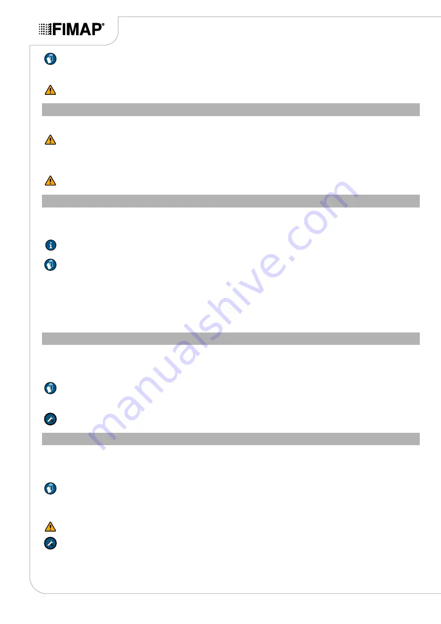 Fimap ORBITIZER Use And Maintenance Manual Download Page 14