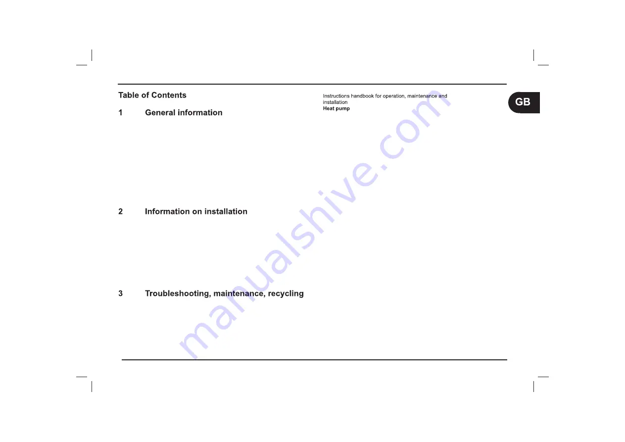 Finch HB 9000 Operation, Maintenance And Installation Manual Download Page 3