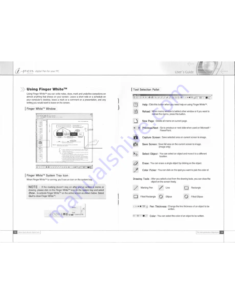 Finger System I-pen Скачать руководство пользователя страница 6