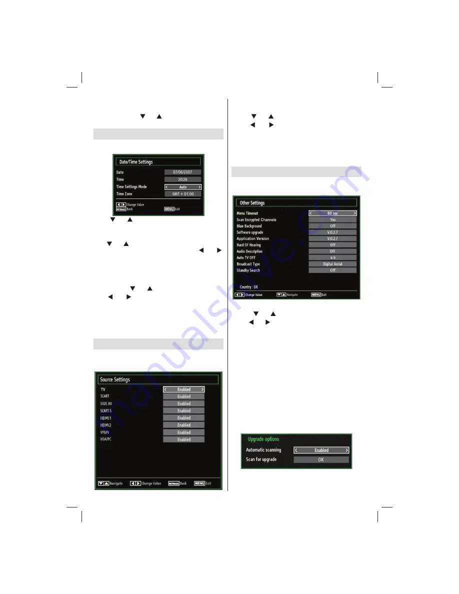 Finlux 26F7030 Owner'S Manual Download Page 31