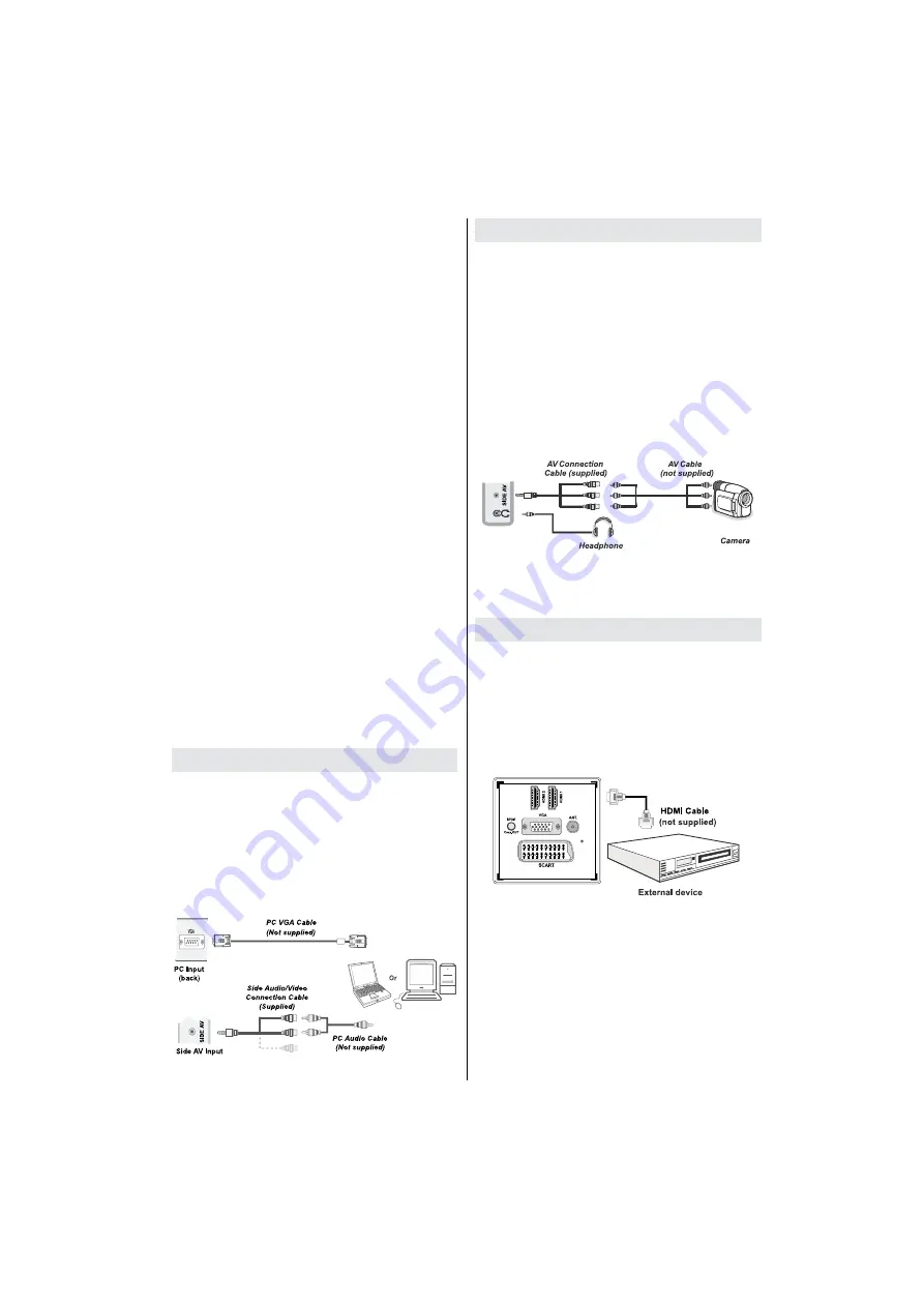 Finlux 26FLHYR910LHU Owner'S Manual Download Page 54