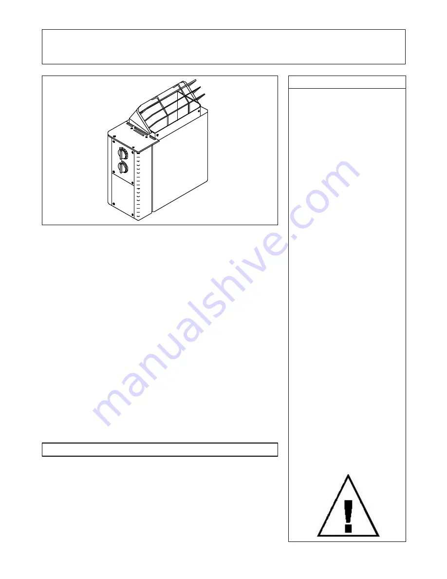 Finnleo FU21 Installation & Operation Instructions Download Page 1