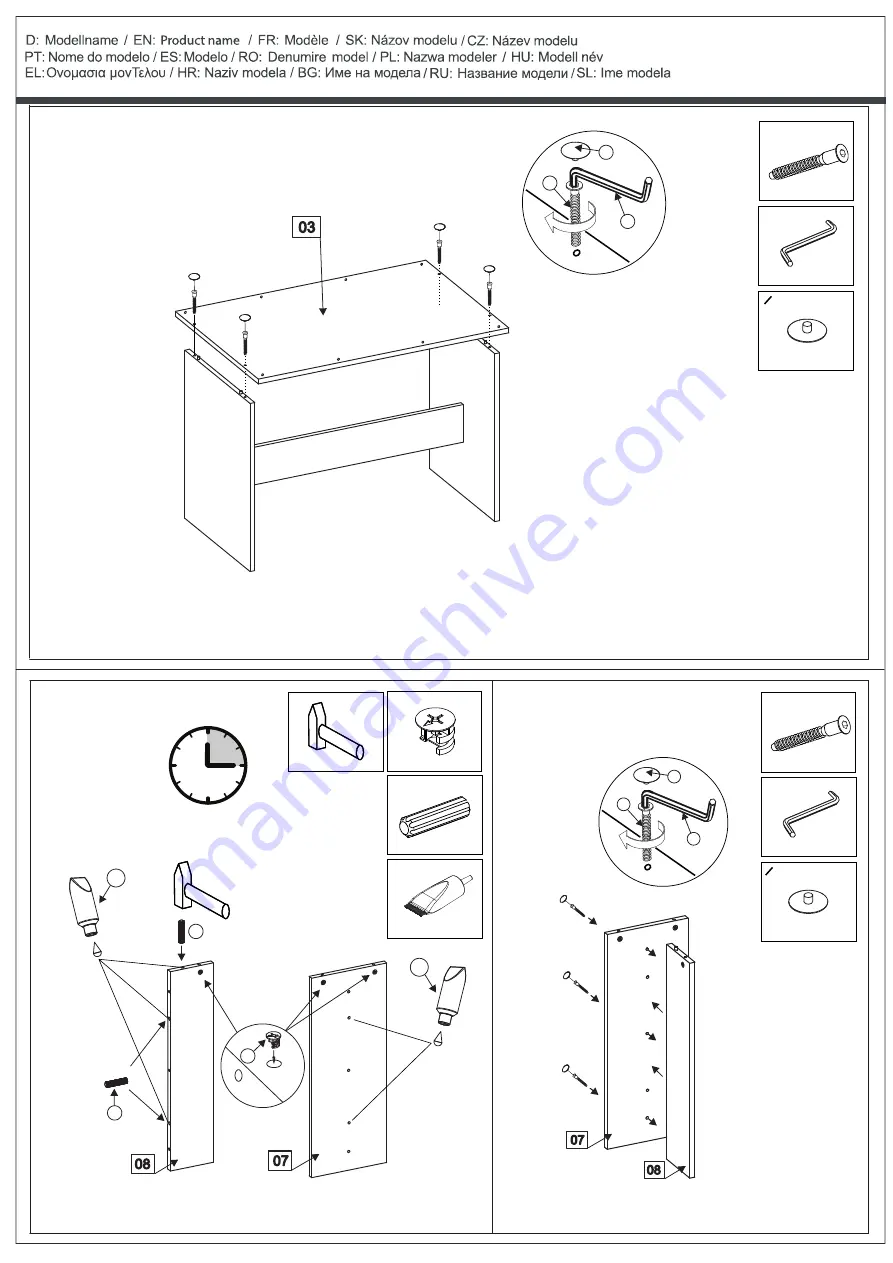 Finori ANC/137 Assembly Instructions Manual Download Page 6