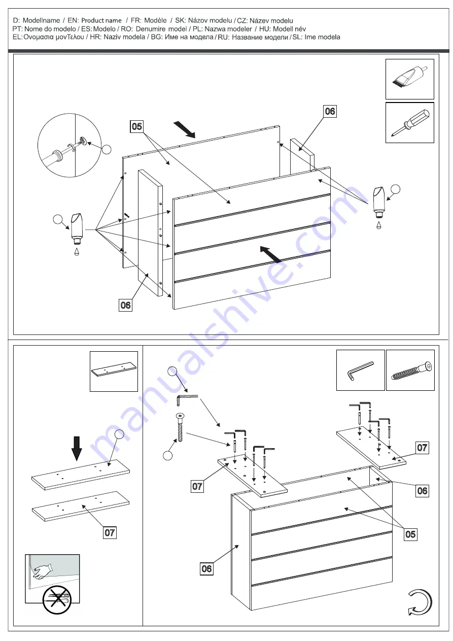 Finori FN1439 Assembly Instructions Manual Download Page 6