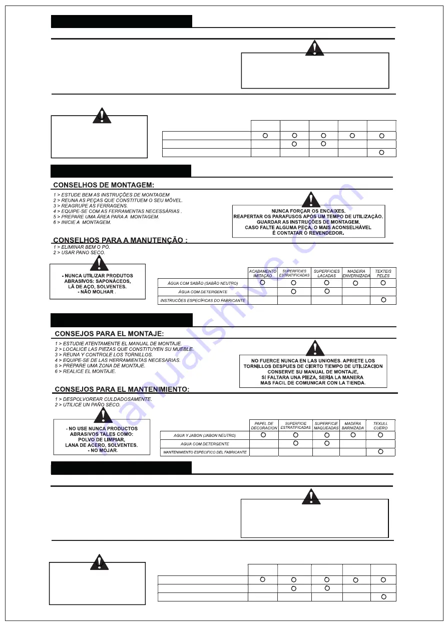 Finori FN1439 Assembly Instructions Manual Download Page 12