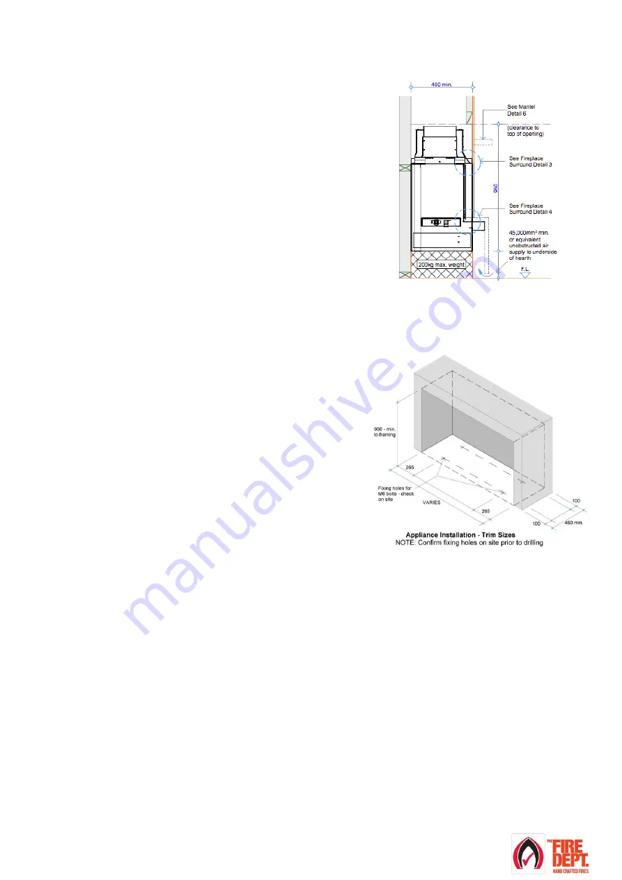 Fire dept GD 12 1600 Installation Manual Download Page 3