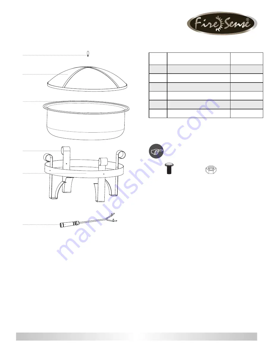 Fire Sense Cornell Manual Download Page 3