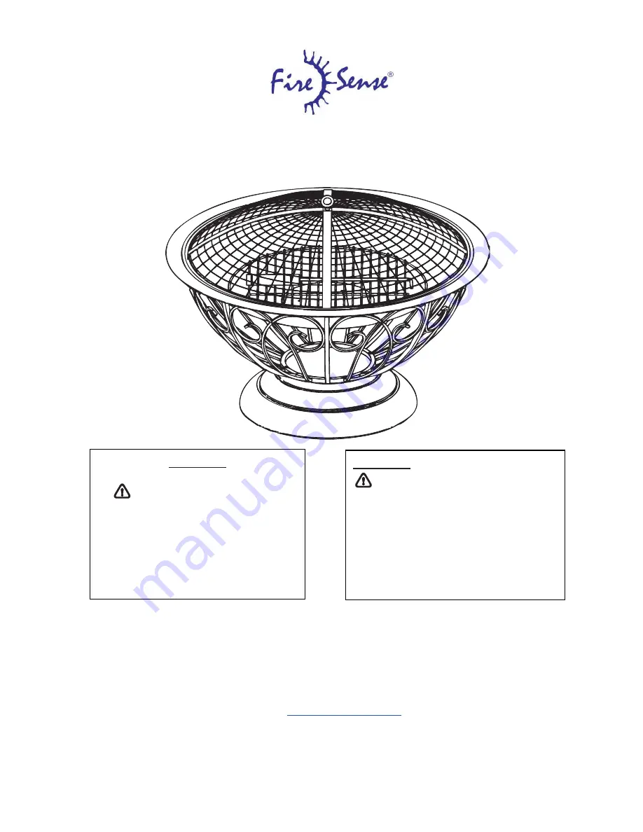 Fire Sense FirrSense 02119 Скачать руководство пользователя страница 1