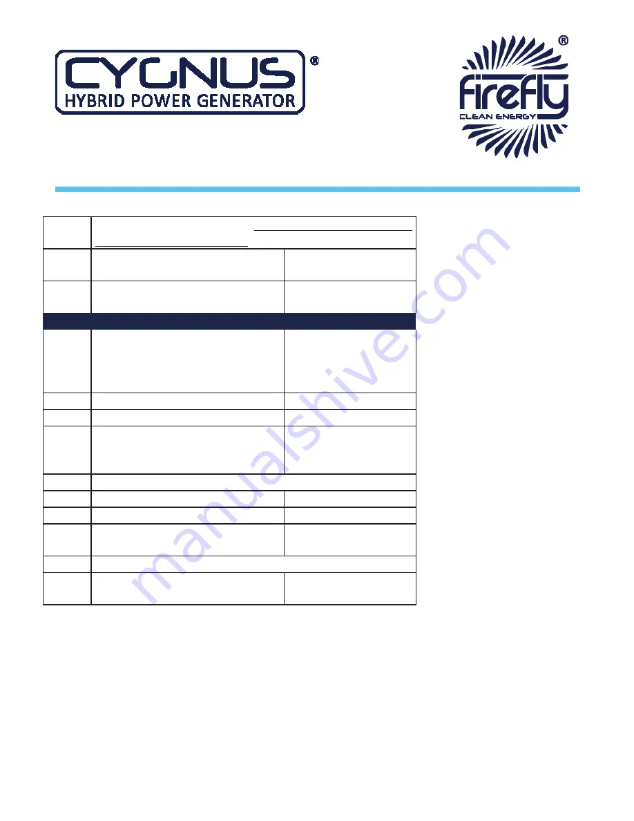 Firefly CYG/12/36 User Manual Download Page 25