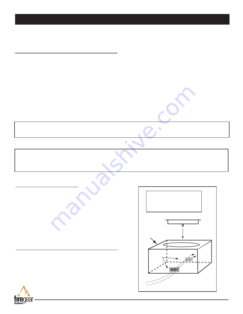 Firegear DBS-12 Installation And Operating Instructions Manual Download Page 5