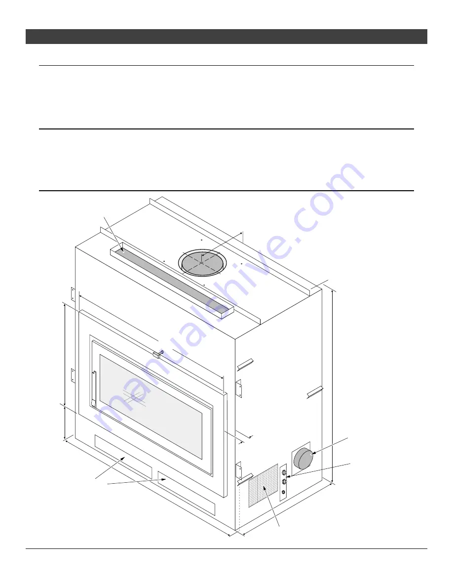 FireplaceXtrordinair 42 Apex Clean Face Installation Manual Download Page 5