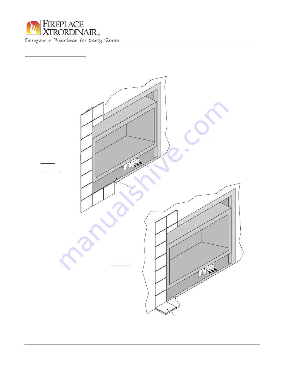 FireplaceXtrordinair 564 Rectangular Face Manual Download Page 3