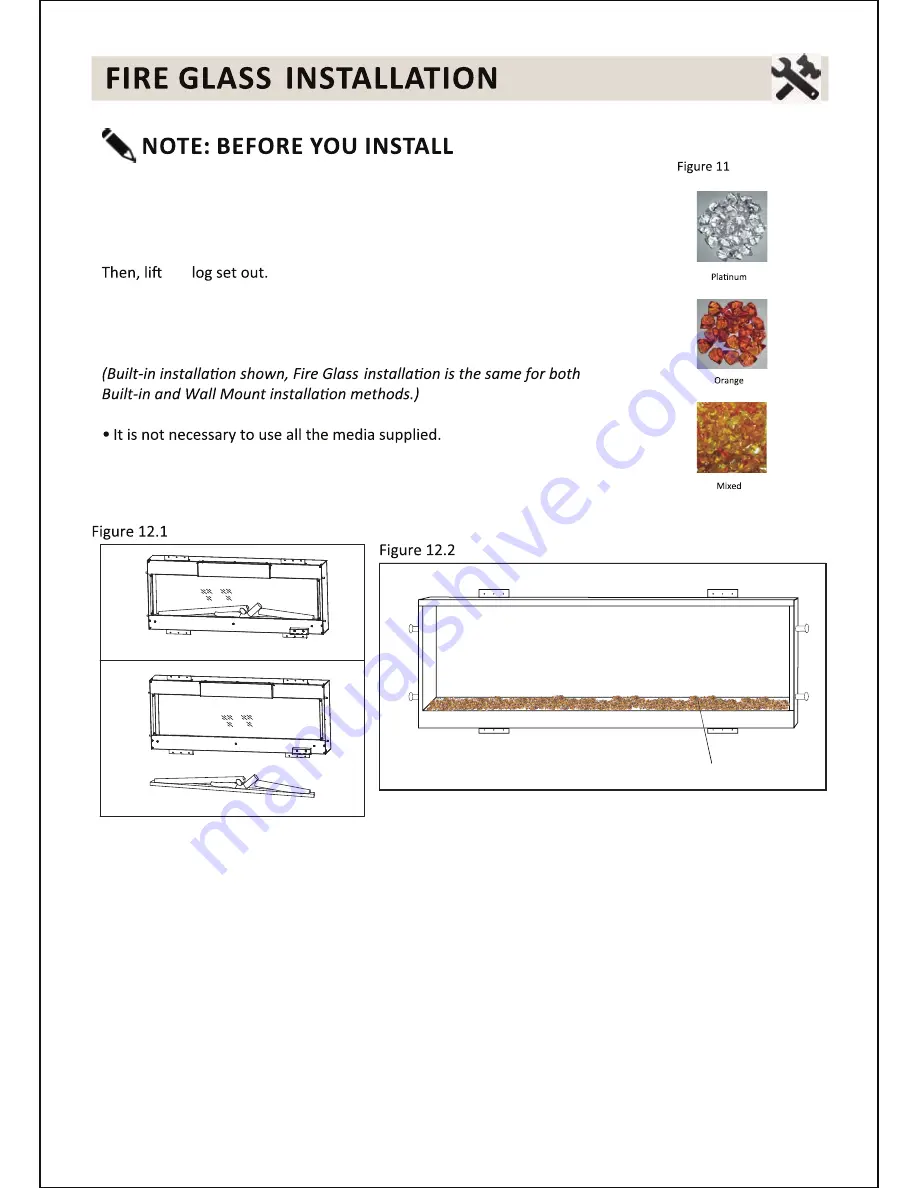 FireplaceXtrordinair 98501021 FPL ELECTRIC 51 Installation And Operating Instructions Manual Download Page 13