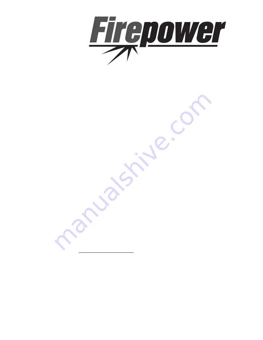 Firepower TIG 200 AC/DC Operating Manual Download Page 2